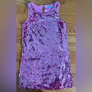 DKNY pink sequin dress for girls size 12